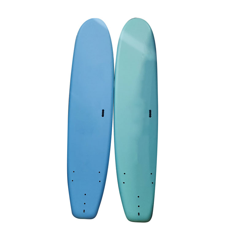 Blue Soft Top Surfboard 8ft Para sa Pagsasanay